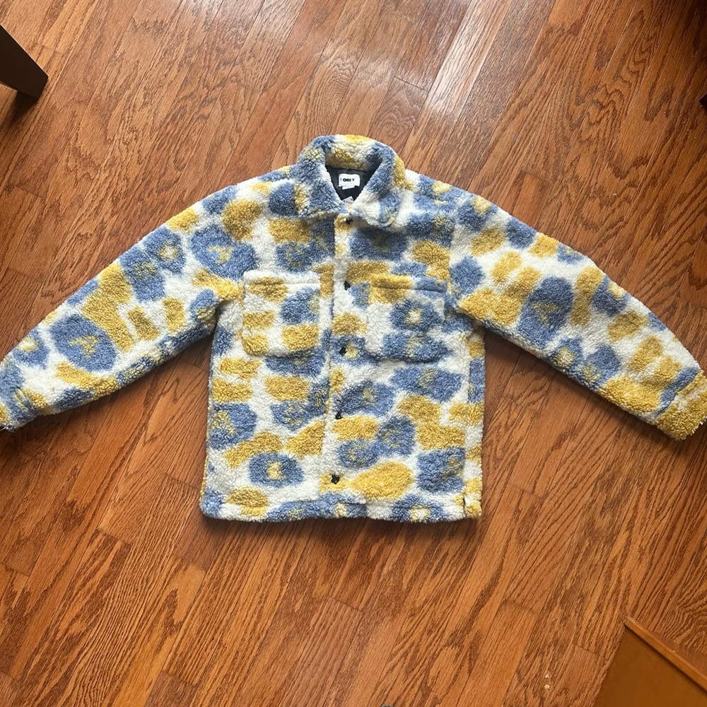 NWT OBEY Romie High Pile Fleece Jacket